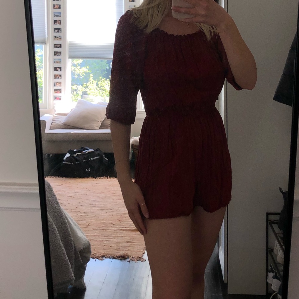 Red Romper - Picture 2 of 4